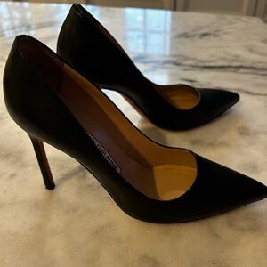 Monolo Blahnik Stiletto Heels, Size 37.5